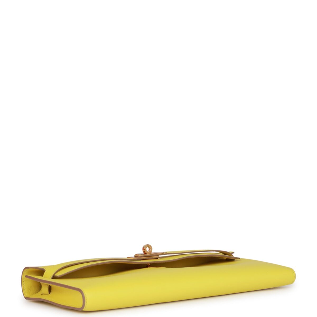 Hermès Kelly Cut Lime Swift Gold Hardware - Image 6