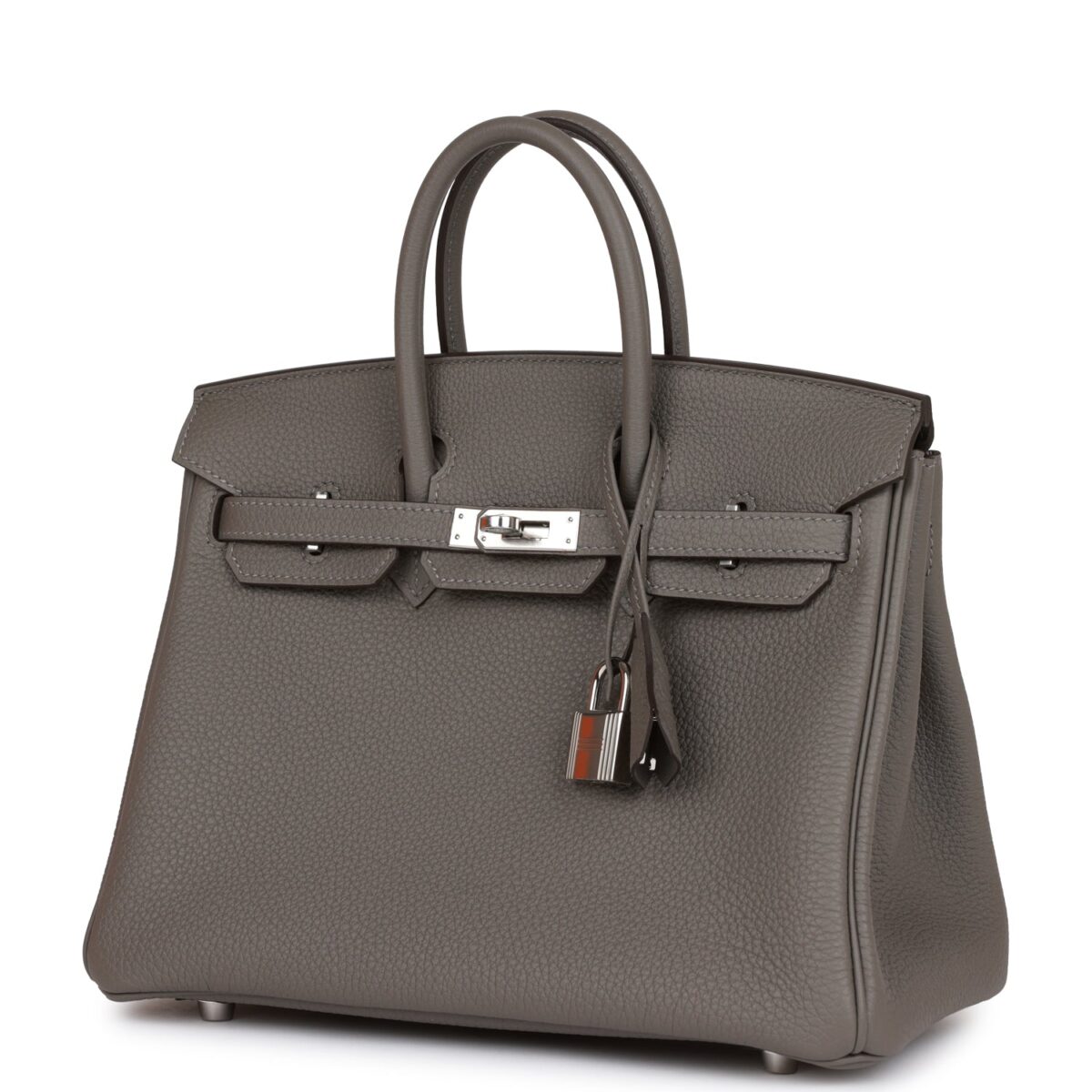 Hermès Birkin 25 Gris Meyer Togo Palladium Hardware - Image 5