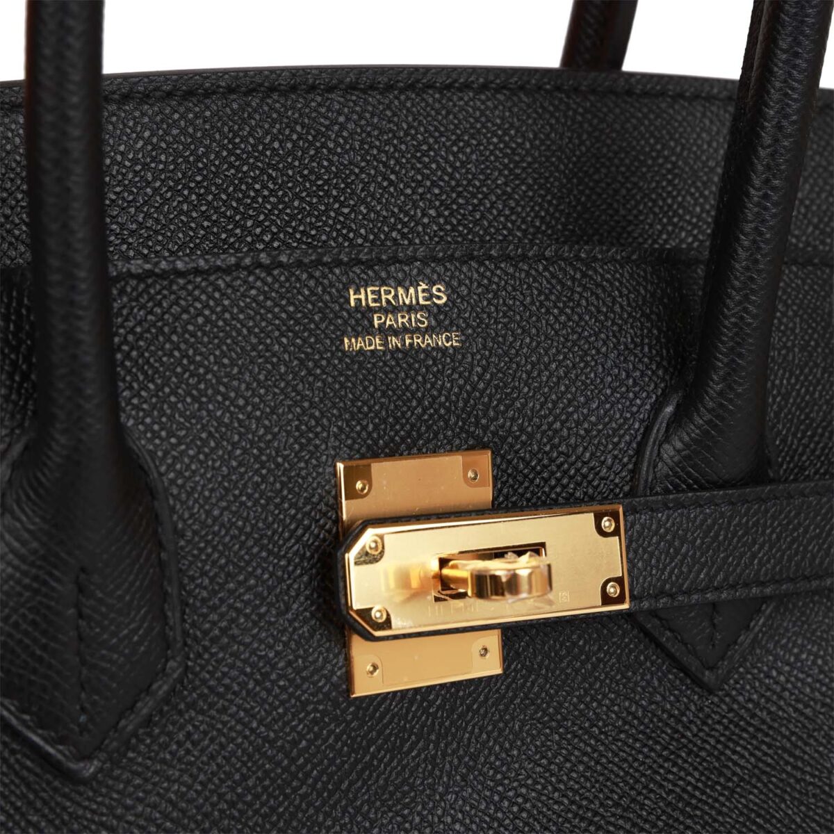 Hermès Birkin 35 Black Epsom Gold Hardware - Image 7