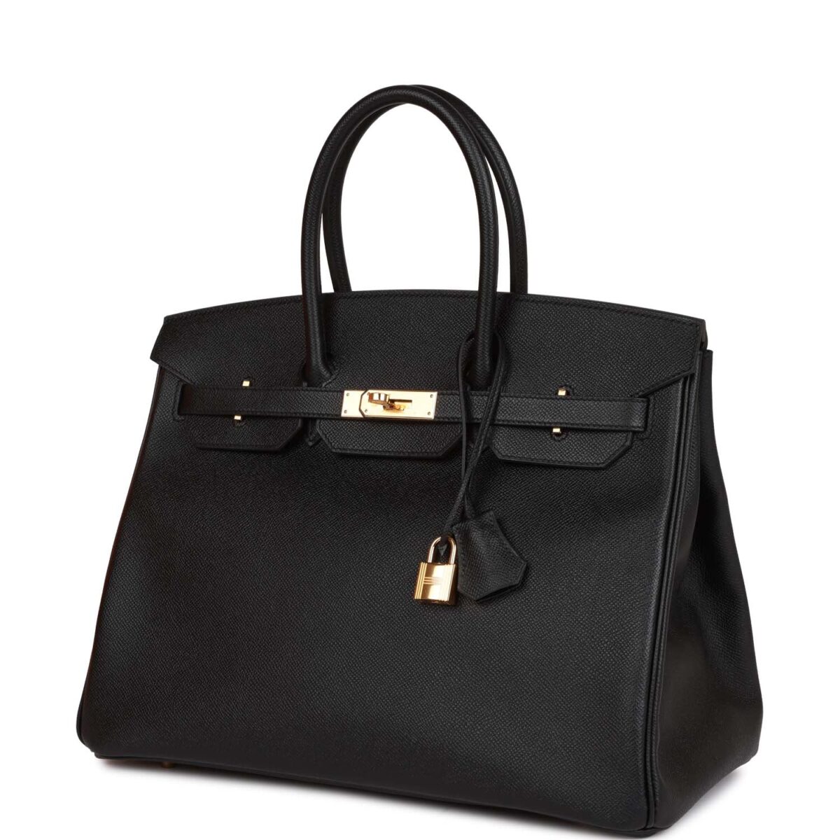 Hermès Birkin 35 Black Epsom Gold Hardware - Image 5