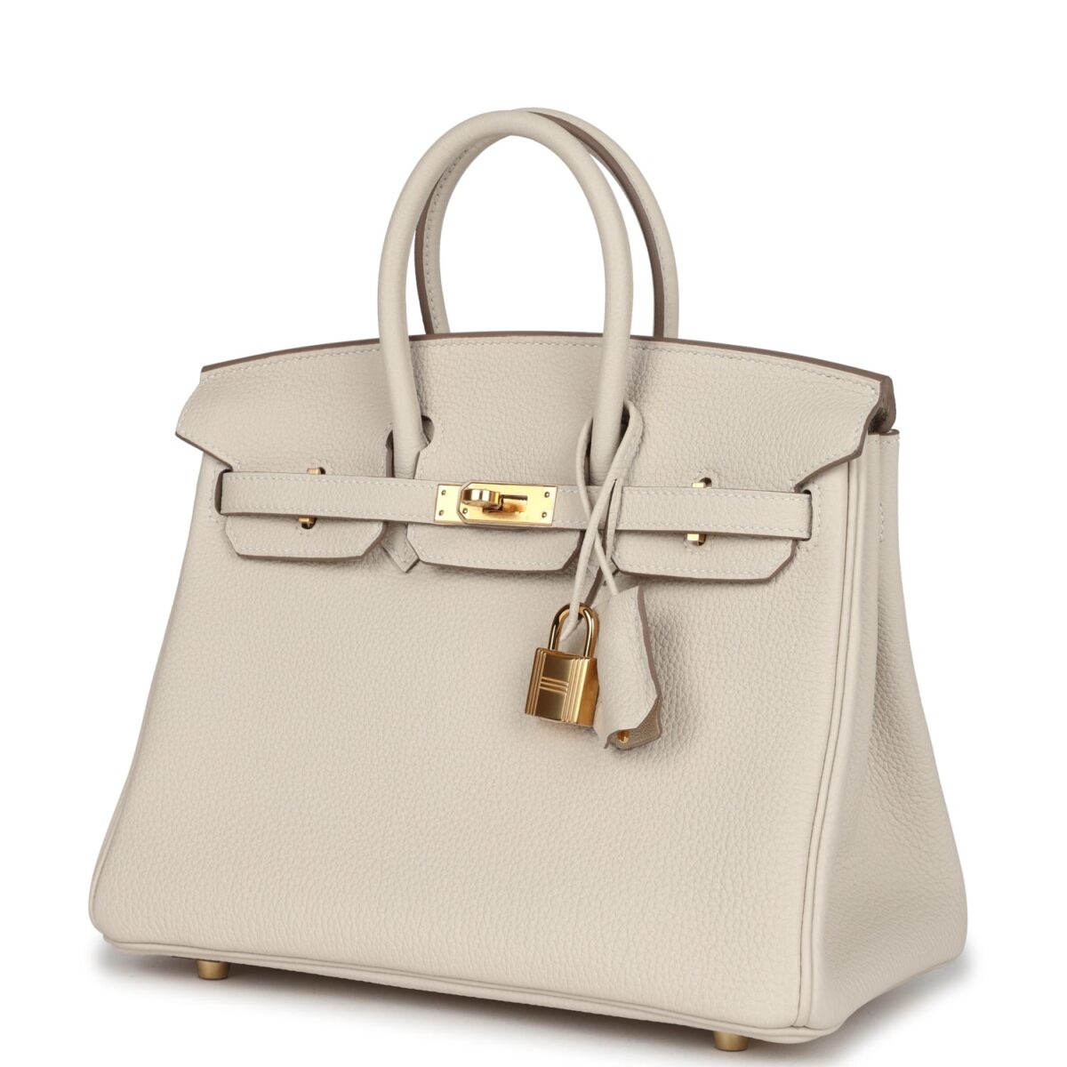 Hermès Birkin 25 Craie Togo Gold Hardware - Image 5