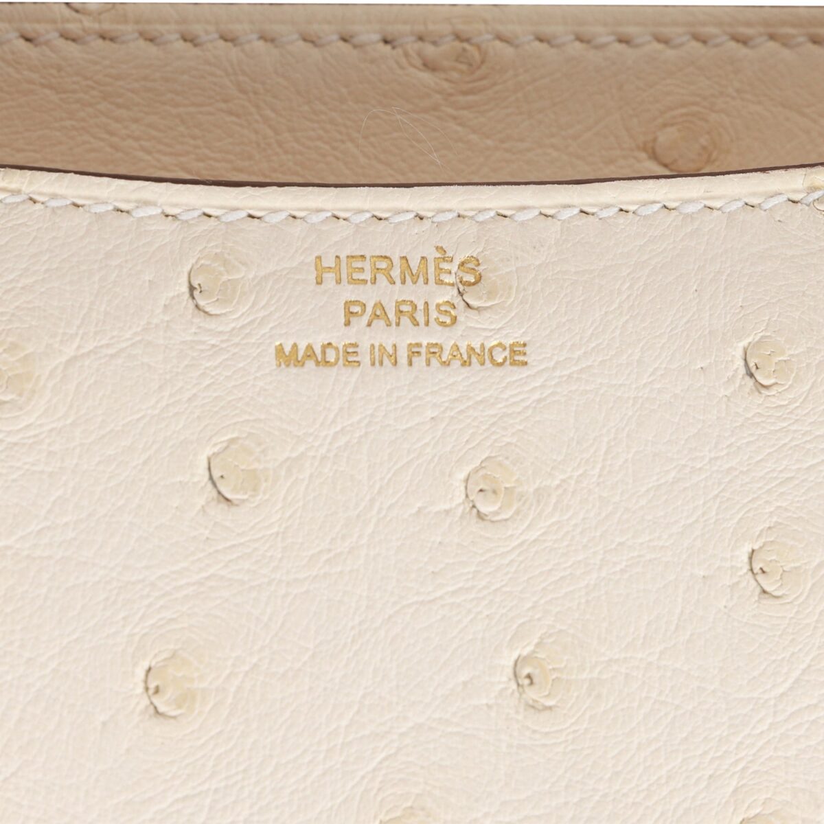 Hermès Constance 18 Nata Ostrich Gold Hardware - Image 7