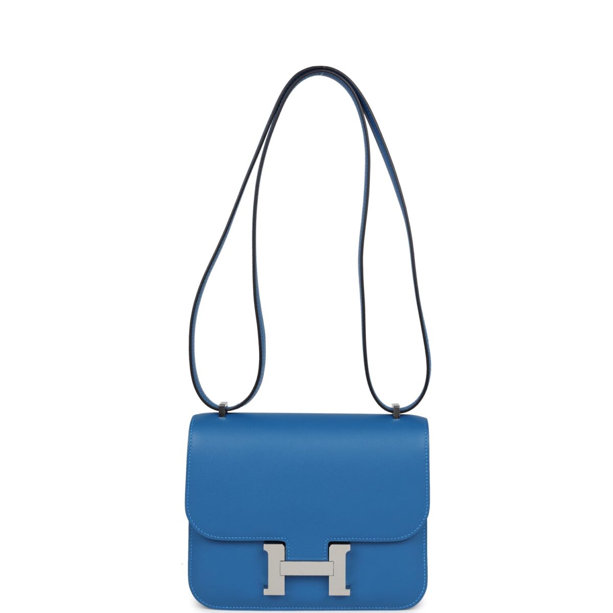 Hermès Constance 18 Mykonos Verso Evercolor Palladium Hardware - Image 6