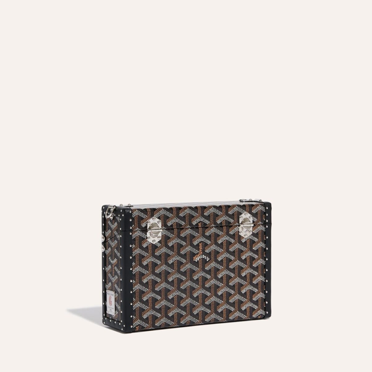 Goyard Cassette Trunk Bag Black - Image 3