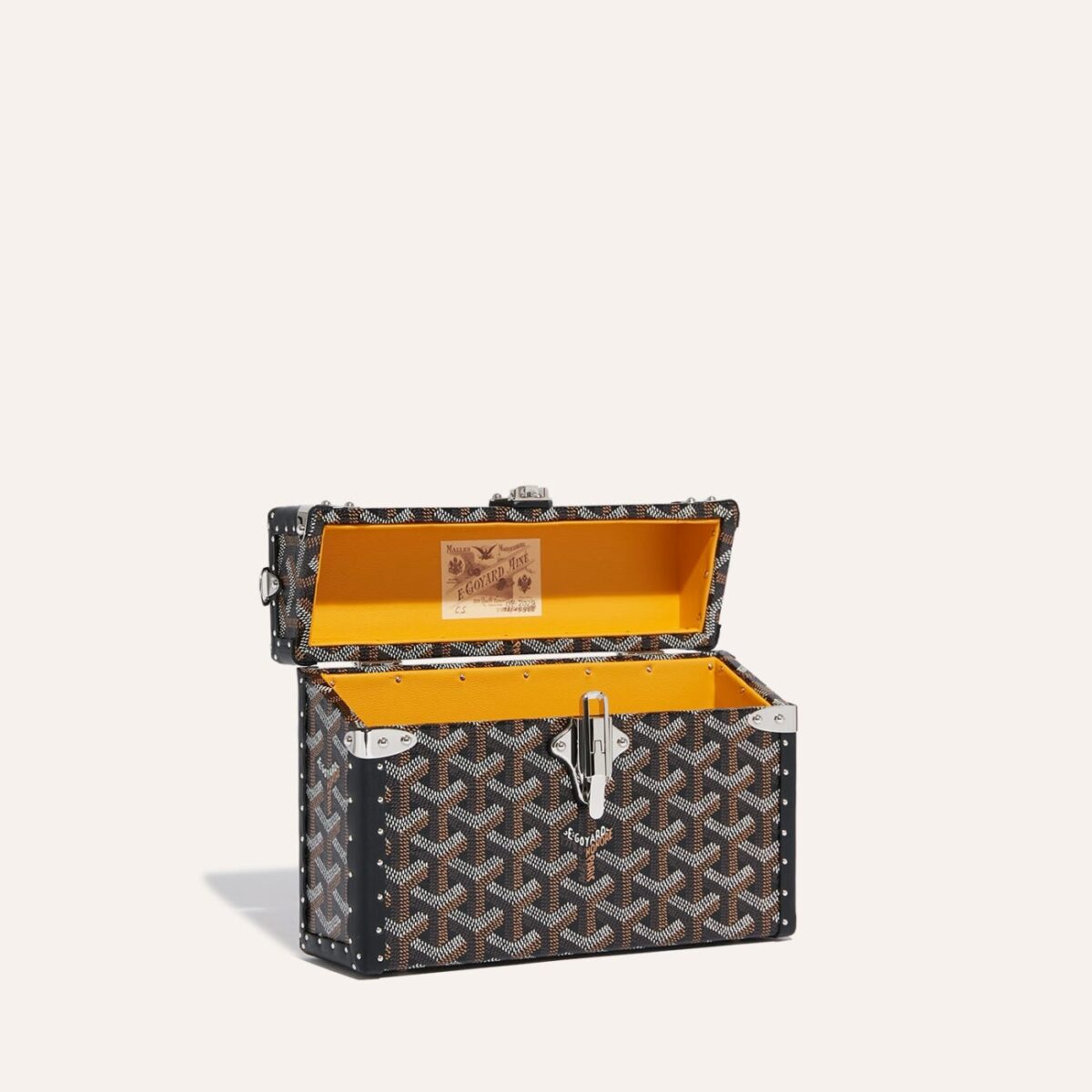 Goyard Cassette Trunk Bag Black - Image 4