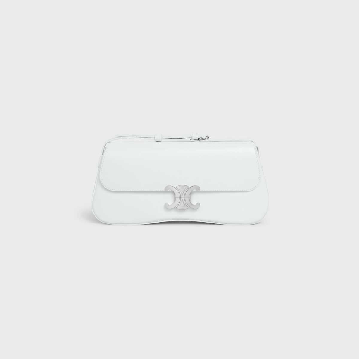 MEDIUM CELINE LOLA BAG IN SHINY CALFSKIN BLANC DE BLANC