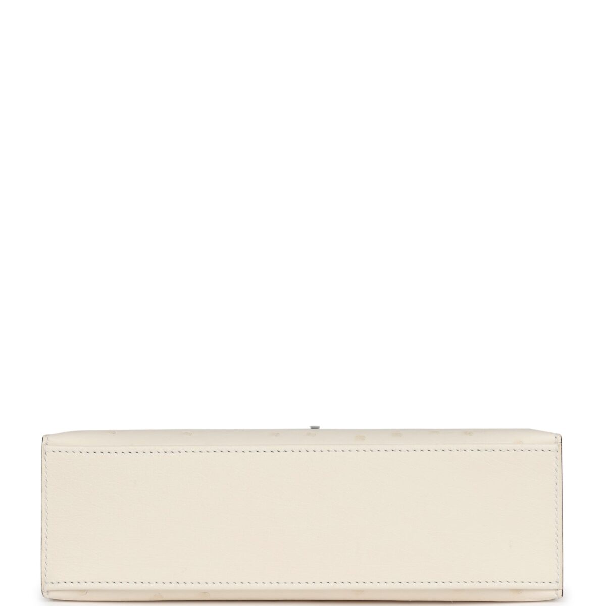 Hermès Kelly Pochette Nata Ostrich Palladium Hardware - Image 6