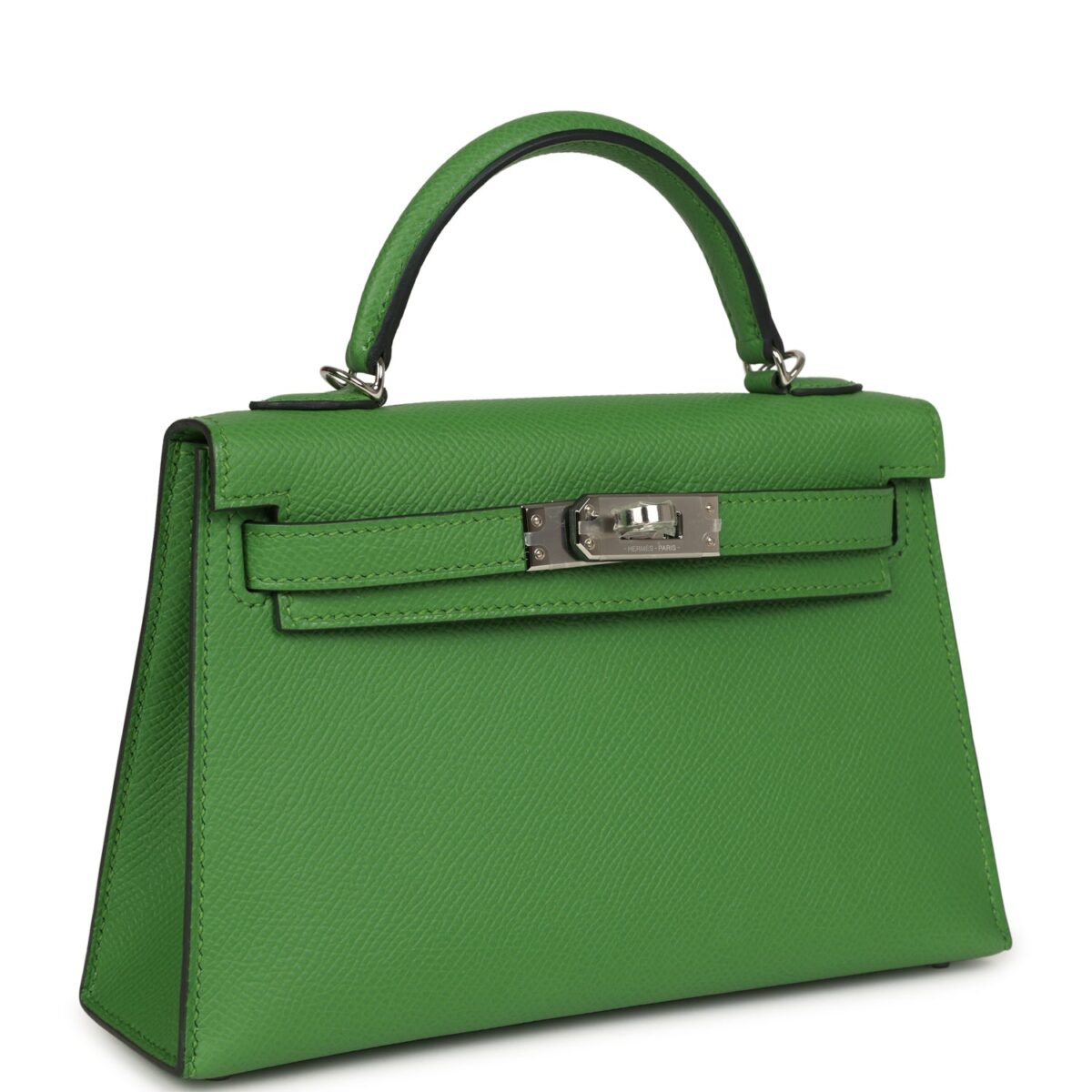 Hermès Kelly Sellier 20 Vert Yucca Epsom Palladium Hardware - Image 2