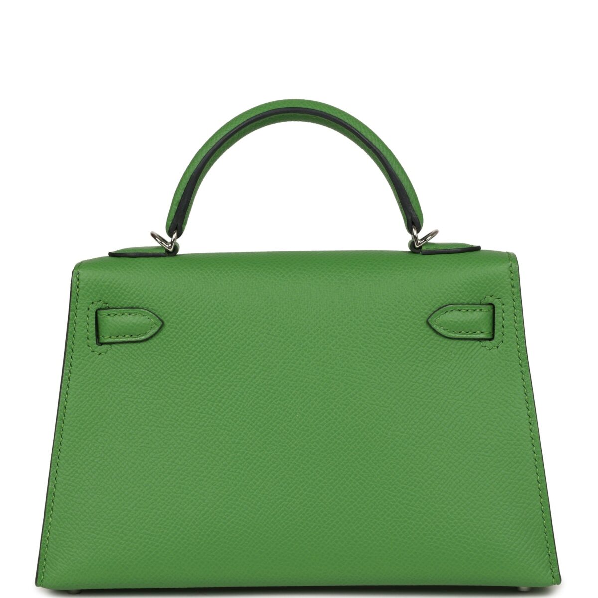 Hermès Kelly Sellier 20 Vert Yucca Epsom Palladium Hardware - Image 5